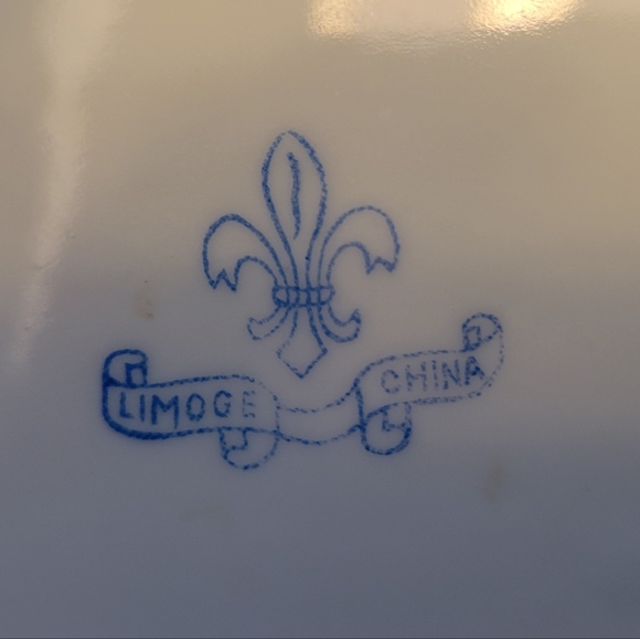 Vintage Limoge China Floral Porcelain Double Ink Well - Picture 12 of 12